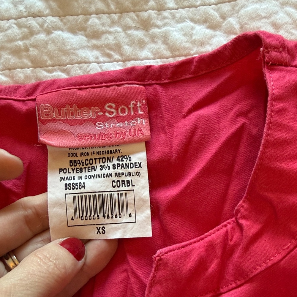 Scrub top butter Soft Stretch Pink - Picture 2 of 5